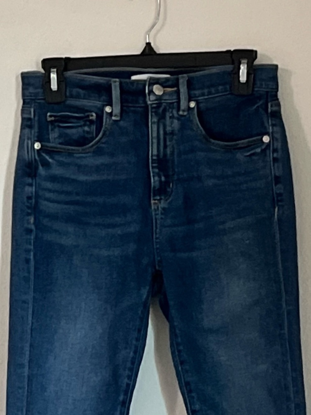LOFT Cute Dark Blue Wide-Leg Jeans, Size 25/0 - Picture 4 of 8